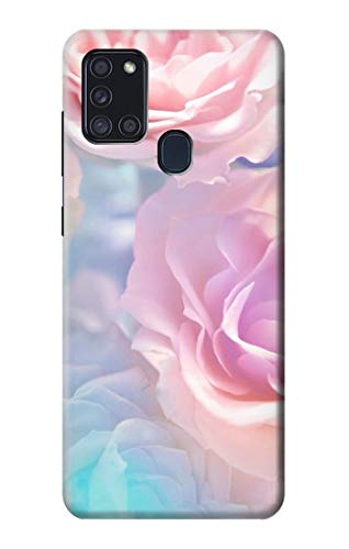 Vintage Pastel Flowers Phone Case for Samsung Galaxy A21s - Slim Protective Cover with Floral Design, Perfect for Everyday Use, Work & Travel