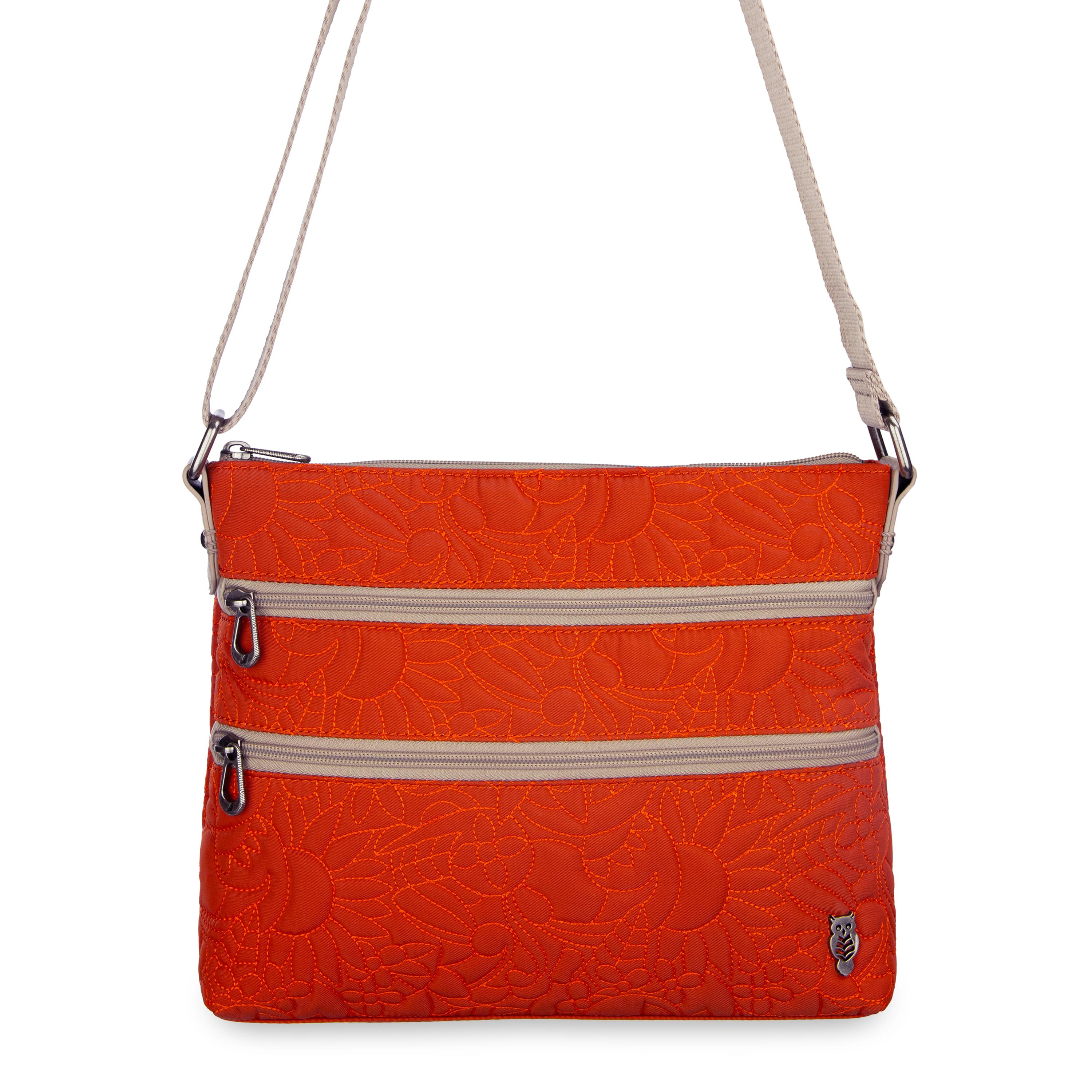 Eco-Friendly Crossbody Bag in Cayenne Spirit Desert Quilted Design - Perfect for Travel, Shopping & Everyday Use