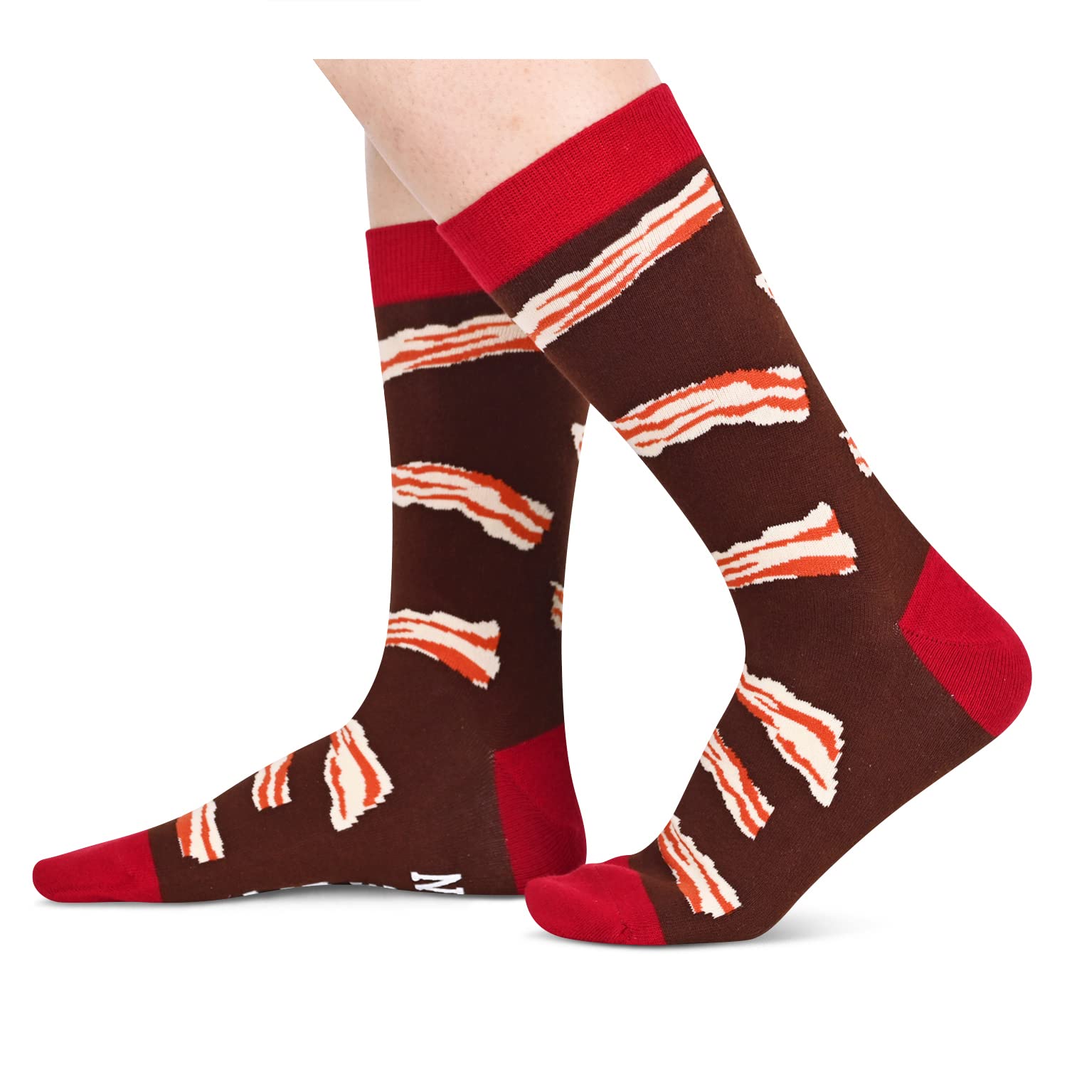 Funny Bourbon Gifts for Men & Women - Pickle Donut Drinking Socks | Crazy Whiskey Lover Socks for Teens & Adults | Perfect for Bourbon Tasting Parties & Gag Gifts