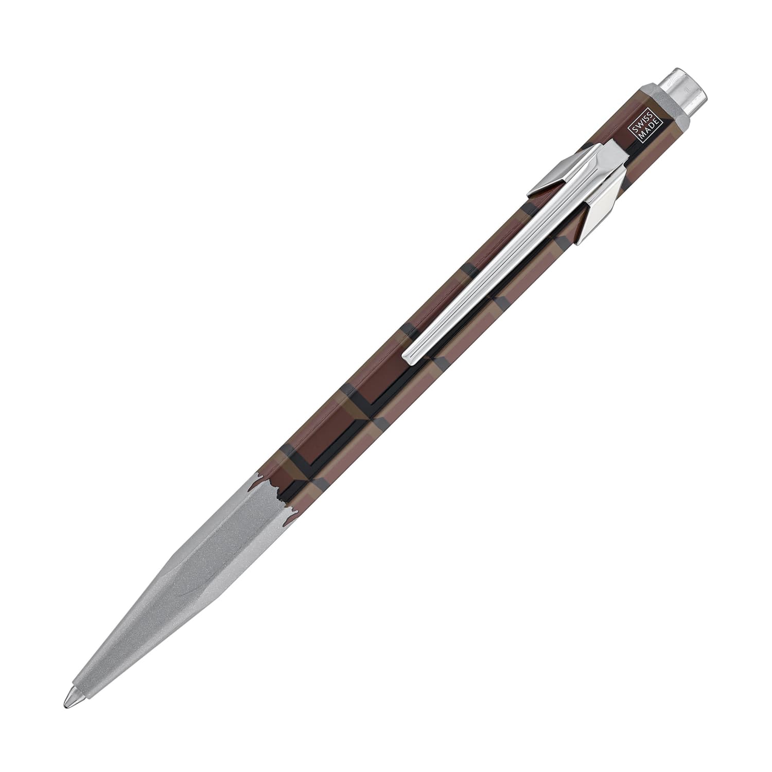Premium Caran d'Ache 849 Swiss Made Ballpoint Pen - Chocolate Brown Barrel - Luxury Writing Instrument for Office, Business Gifts & Everyday Use
