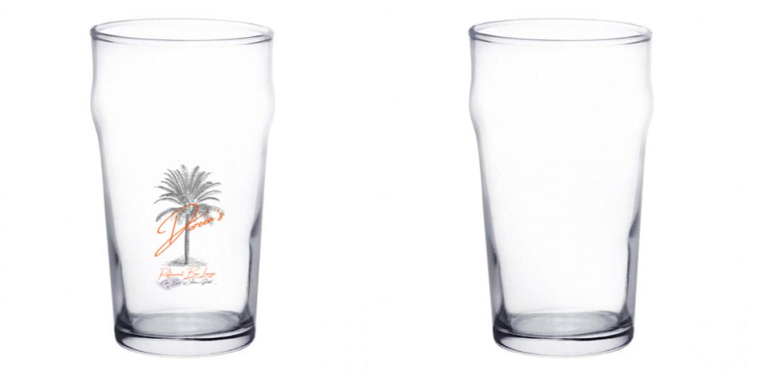 20 oz. BarConic® English Pub Glass - Classic Beer Pint for Home Bars, Pubs & Parties - Perfect for Ale, Lager, Stout & Craft Beer Drinking