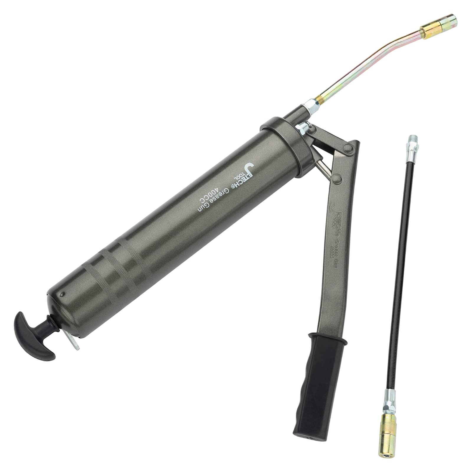 Jetech Professional Lever Action Grease Gun Kit - 4500 PSI Heavy Duty Greaser with 12
