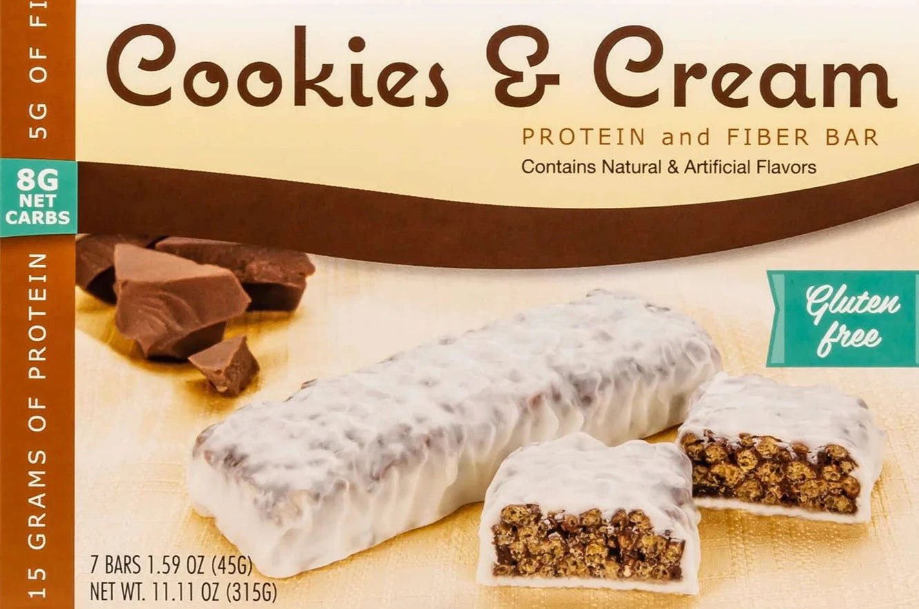 Divine Cookies & Cream Protein Bar - High Protein Snack for Energy & Muscle Recovery - Perfect for Gym, Hiking & Post-Workout Nutrition