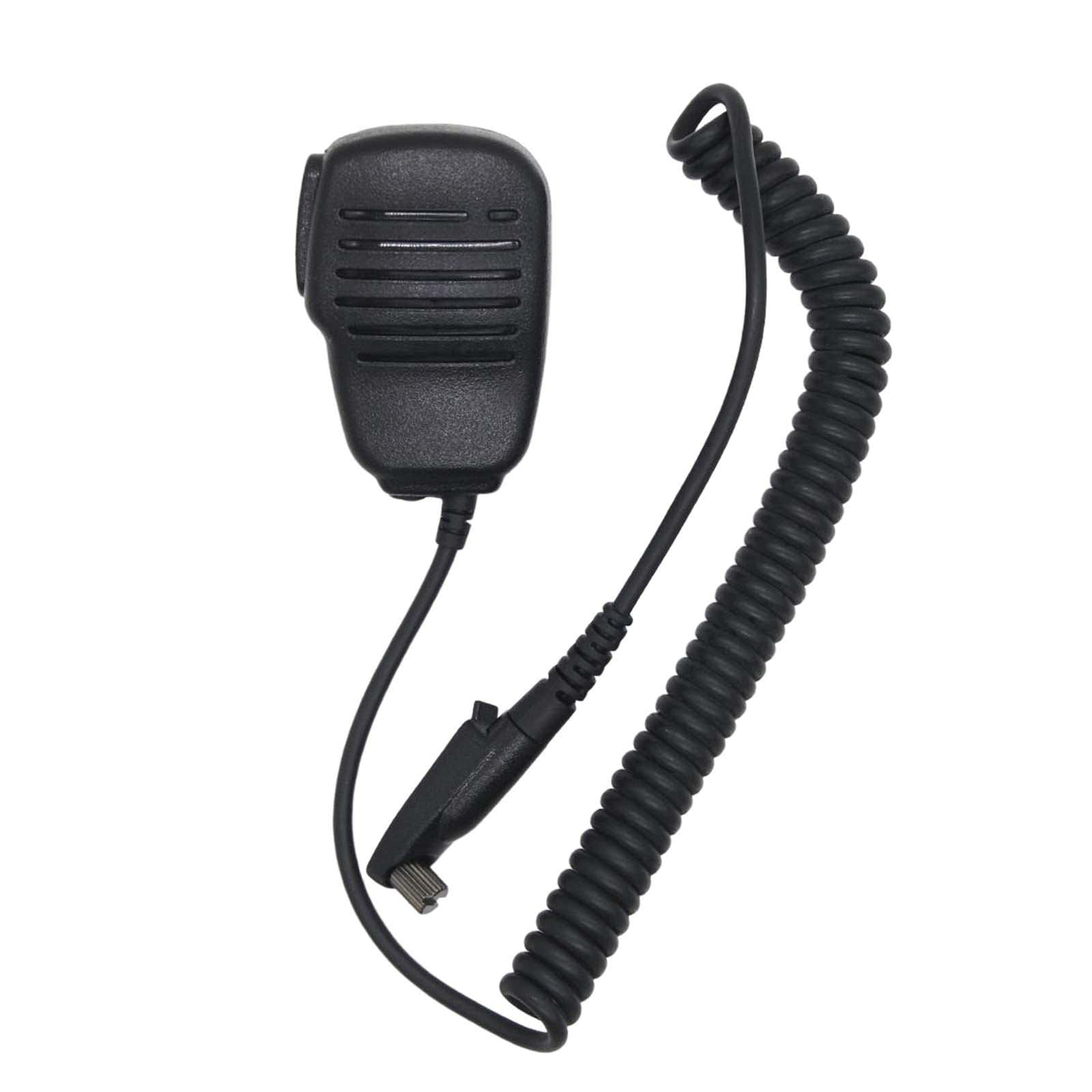 MERISHOPP Professional Handheld Speaker Microphone with Cable for GP328Plus - Durable Radio Communication Accessory for Walkie Talkies, Outdoor Adventures & Emergency Use