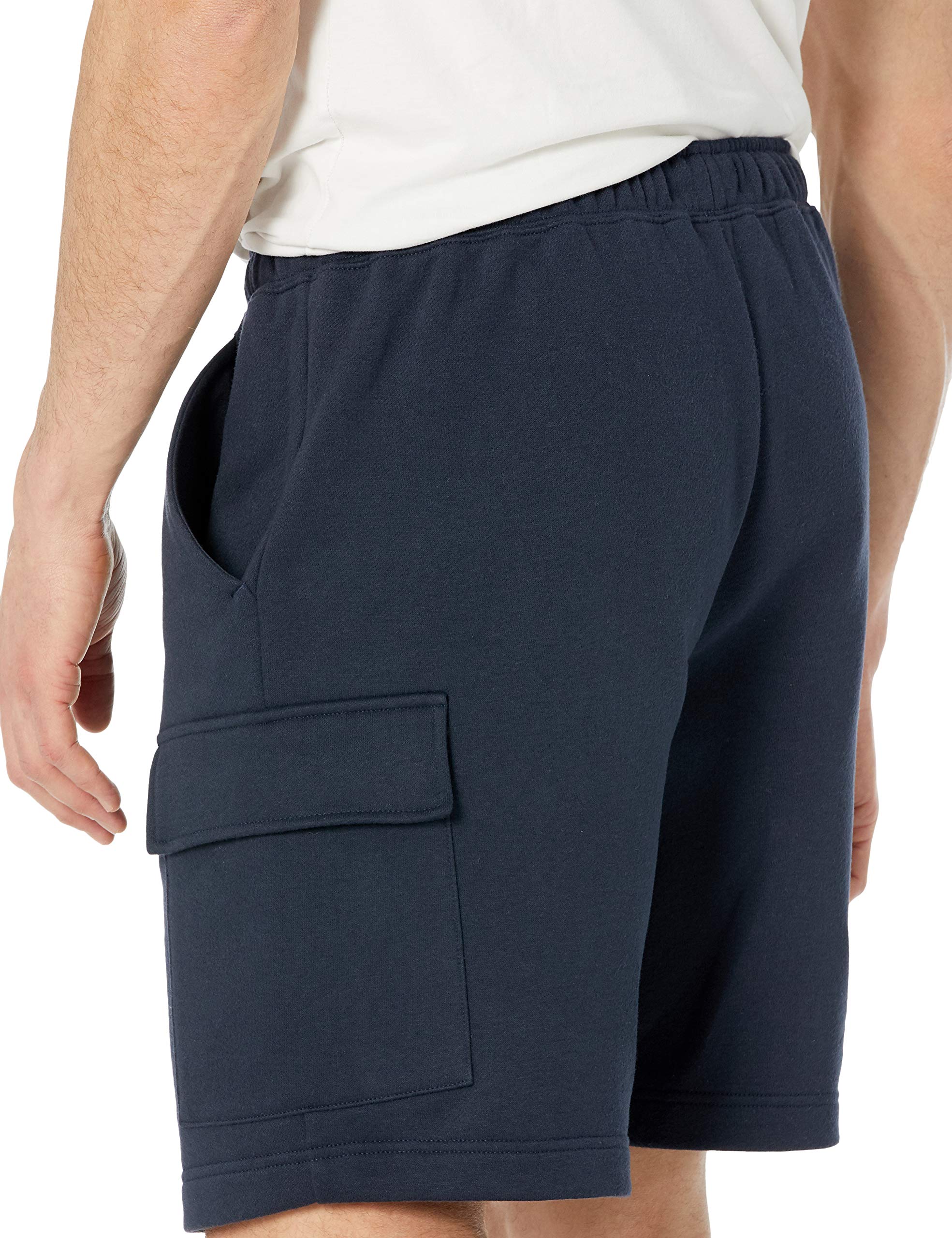 Amazon Essentials Men's Fleece Cargo Shorts - Comfortable Stretch Fit with Multiple Pockets | Perfect for Hiking, Travel & Casual Summer Wear