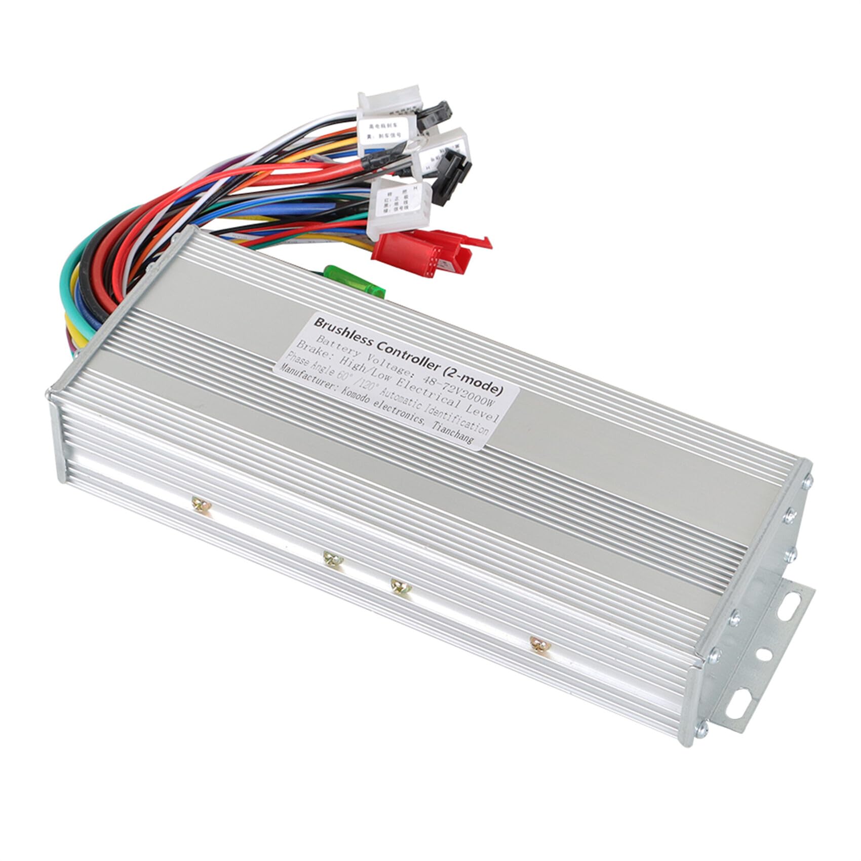 48V-72V 2000W Brushless DC Motor Speed Controller - Replacement for E-Bike & Scooter - Perfect for DIY Electric Bike Upgrades, E-Scooter Repairs and Motor Performance Enhancements