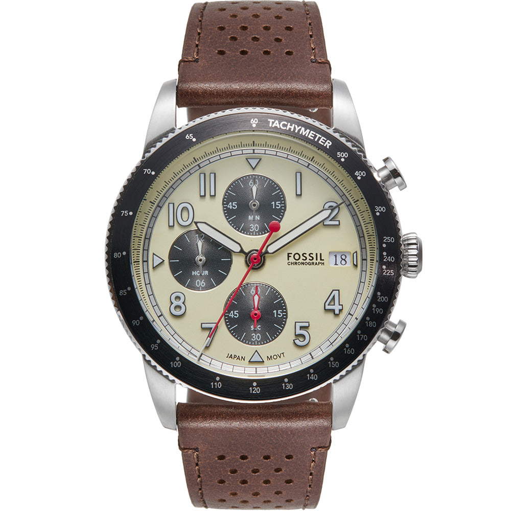 Fossil Sport Tourer FS6042 Chronograph Watch for Men - Stylish Analog Chronograph with Date Function - Perfect for Casual, Business & Outdoor Activities