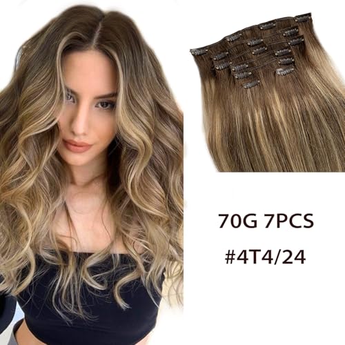 #4T4/24 Balayage Brown to Golden Blonde Highlights
