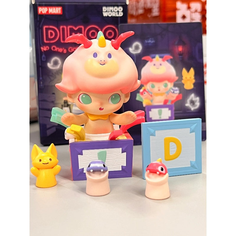 DIMOO No One's Gonna Sleep Tonight Series Scare Box - Horror Themed Collectible Toy for Halloween Decor & Party Pranks