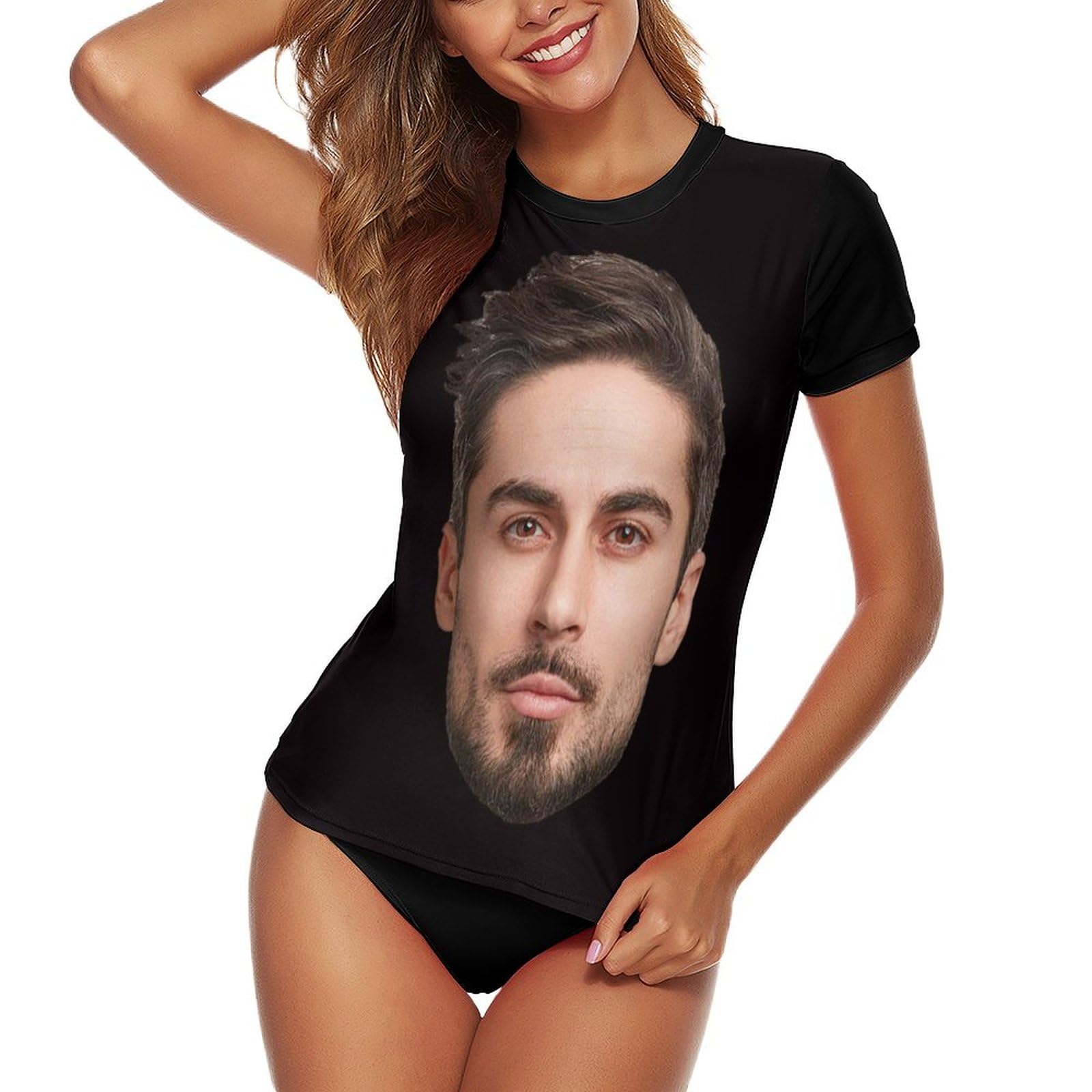 Custom Face Swimsuits for Women - Personalized One Piece Bathing Suits with Photo Print - Unique Beachwear for Pool, Vacation & Summer Outfits