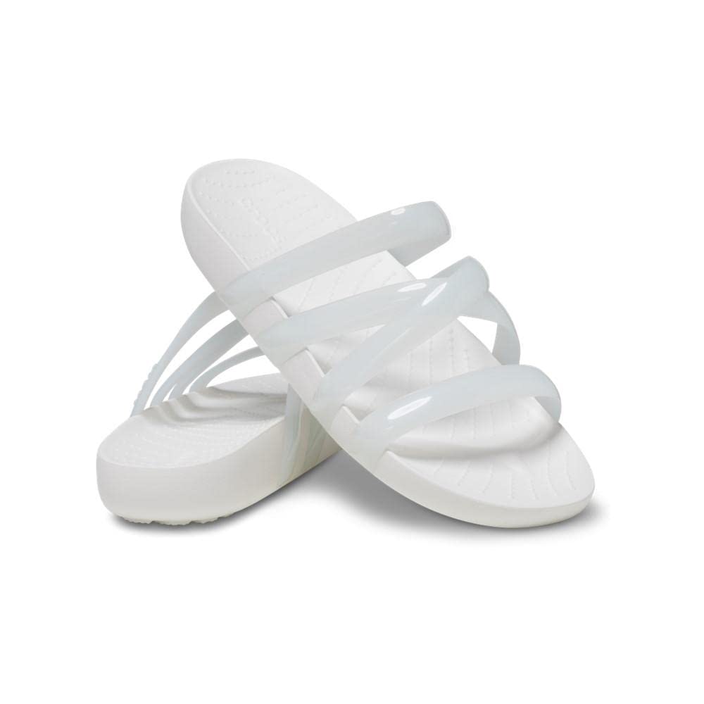 Crocs Women's Splash Strappy Sandals - Comfortable Waterproof Summer Slide Sandals for Beach, Pool, and Casual Wear