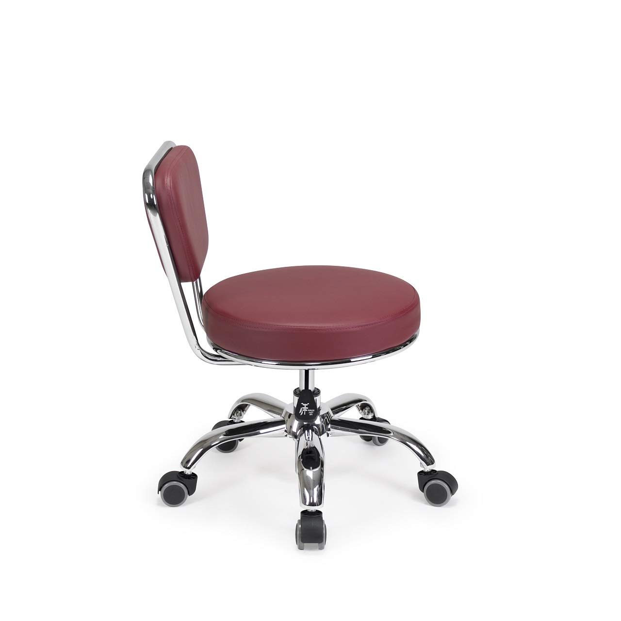 **Dayton Garage Rolling Seat (Red) - Adjustable Height 13