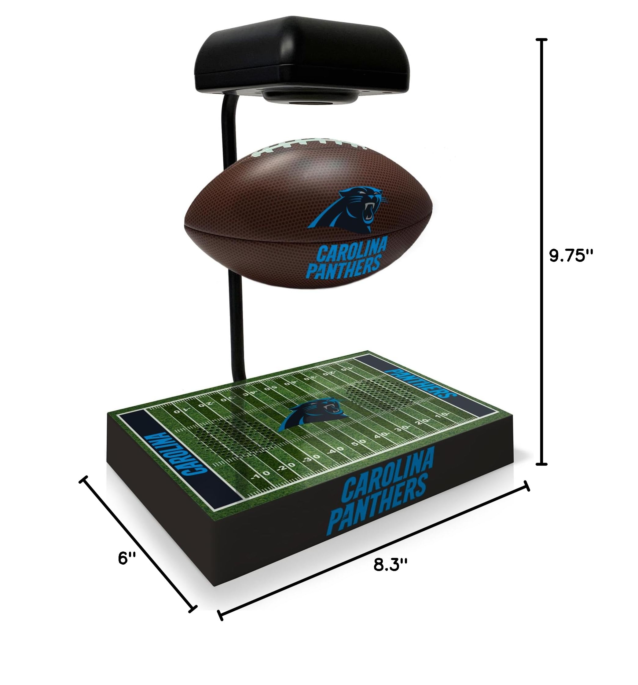Carolina Panthers Bluetooth Hover Football with Built-in Speaker - Perfect for Outdoor Games, Tailgating & NFL Fan Gifts