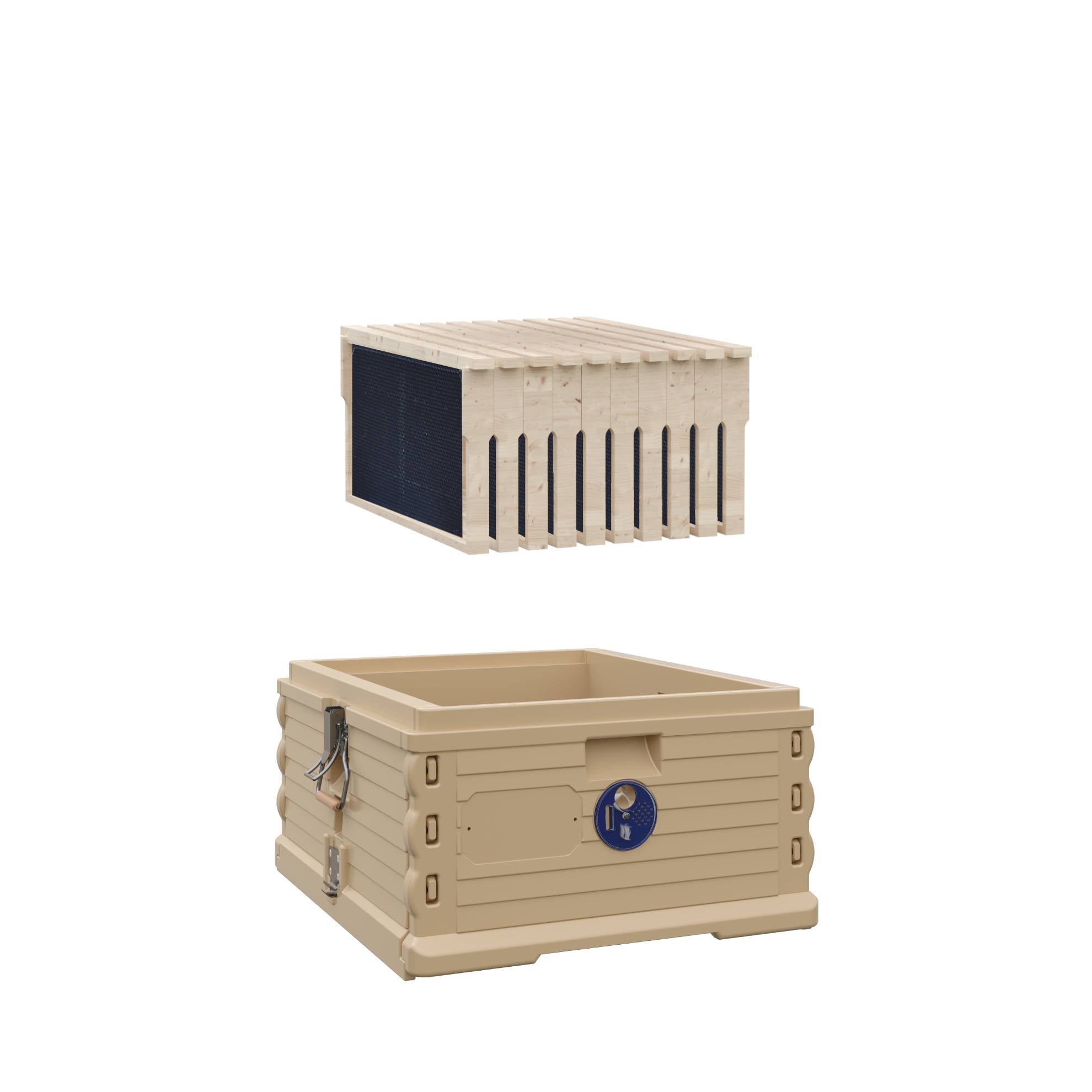 Premium Ergo Insulated Deep Super Beehive Box - Durable & Weatherproof for Beekeeping, Honey Production & Pollination Support - Perfect for Professional & Hobbyist Beekeepers