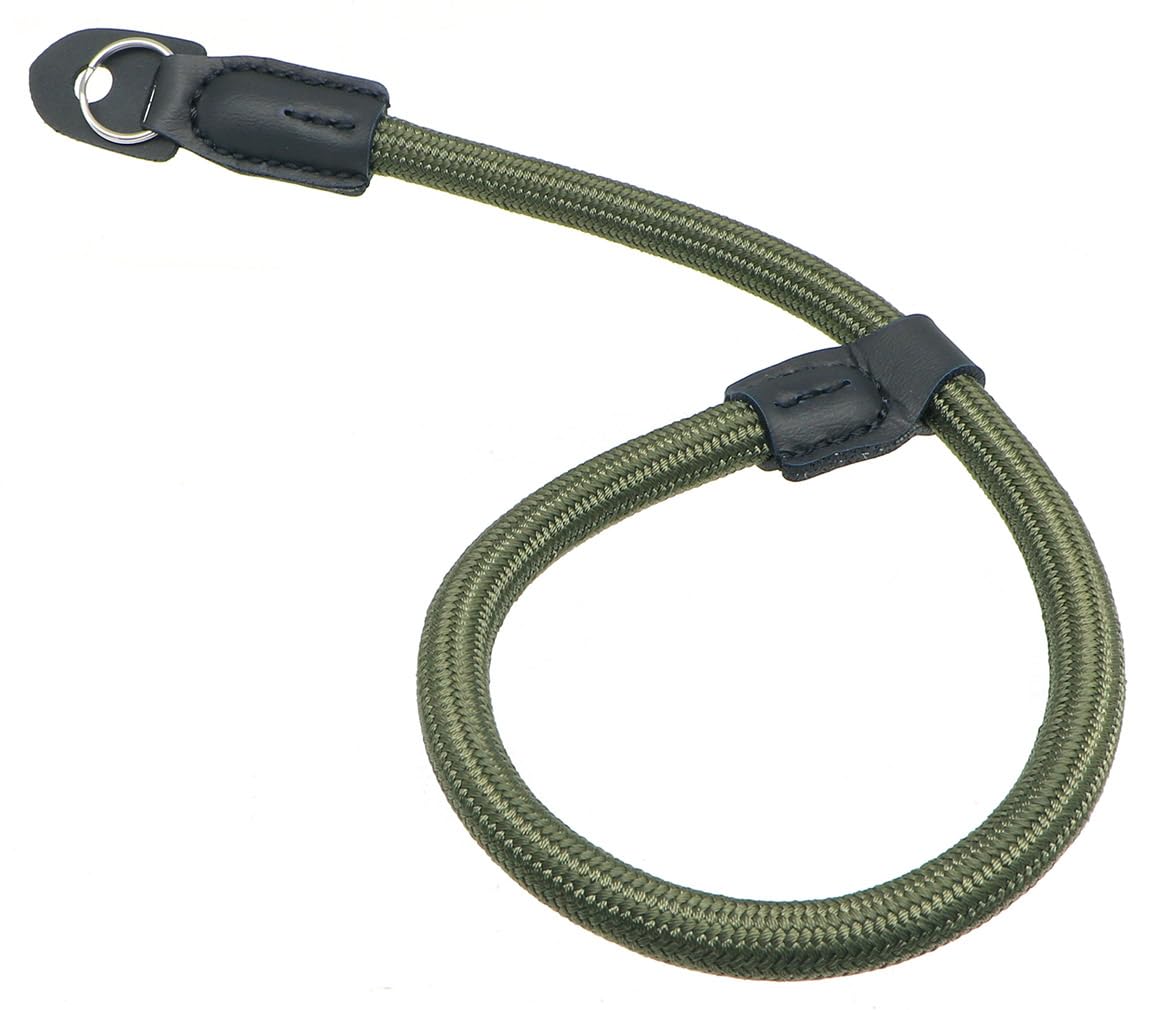 Quick Release Camera Hand Strap Wrist Strap for DSLR Mirrorless Cameras - Adjustable Climbing Rope Design (Green) - Secure Grip for Travel, Hiking & Outdoor Photography