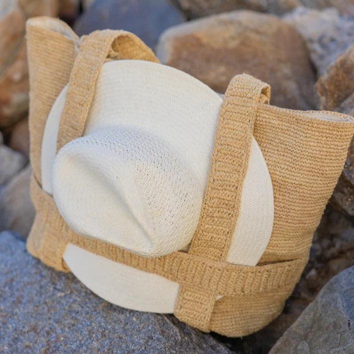Stylish Straw Traveler Bag for Women & Men - Lightweight & Durable Summer Beach Hat - Perfect for Vacations, Outdoor Adventures & Sun Protection