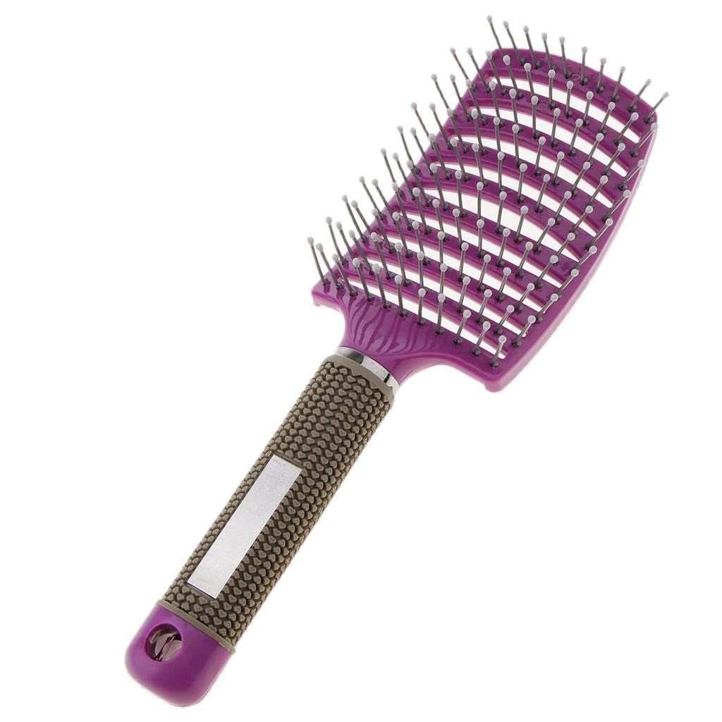 IAS Voremy Magic Detangling Hair Brush for Women - Curved & Vented Wide Tooth Comb for Wavy, Long, Curly Hair - Pack of 2 (Perfect for Salon, Travel & Daily Hair Care)