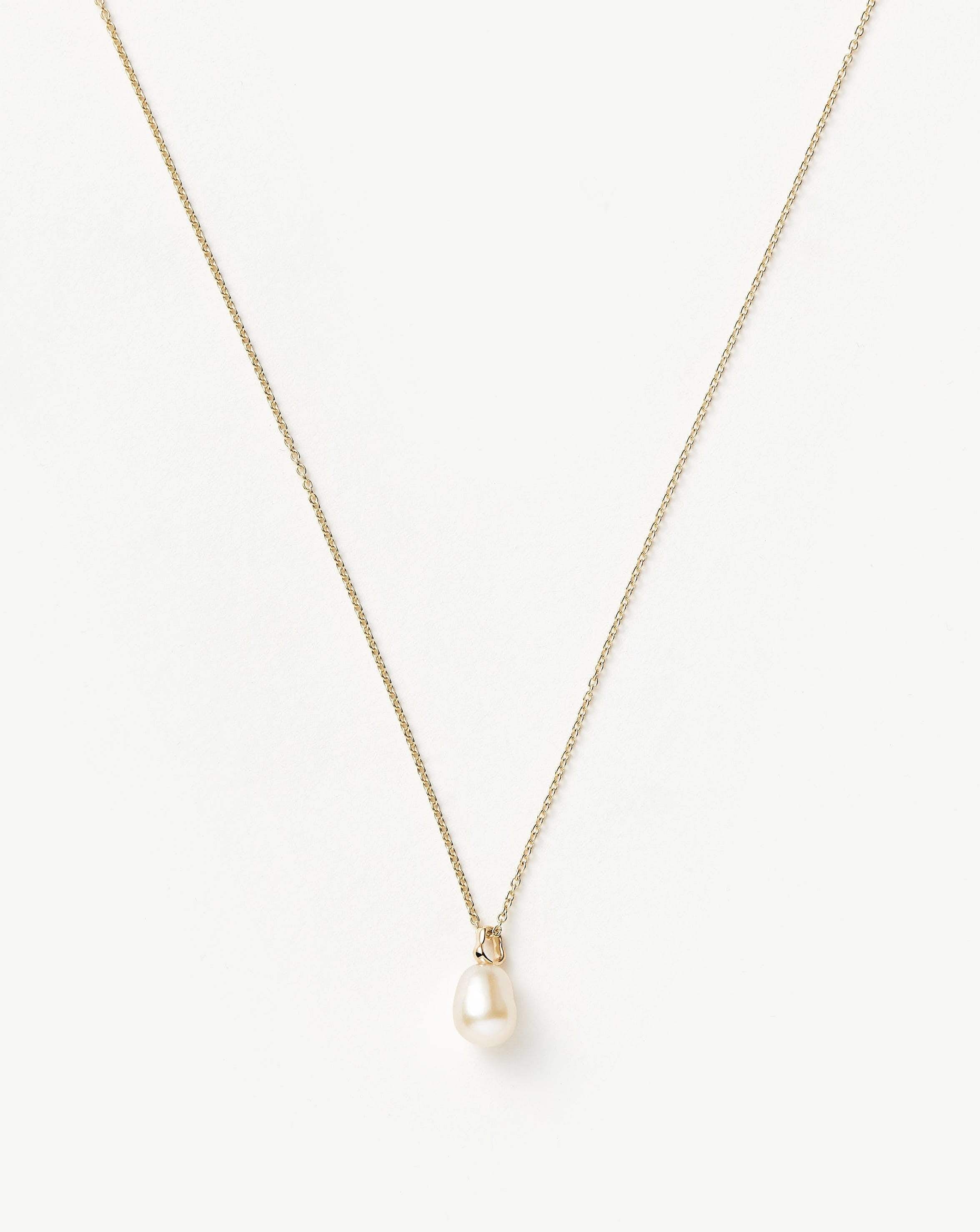Elegant Baroque Pearl Pendant Necklace - Organic & Unique Jewelry for Women - Perfect for Weddings, Parties & Special Occasions