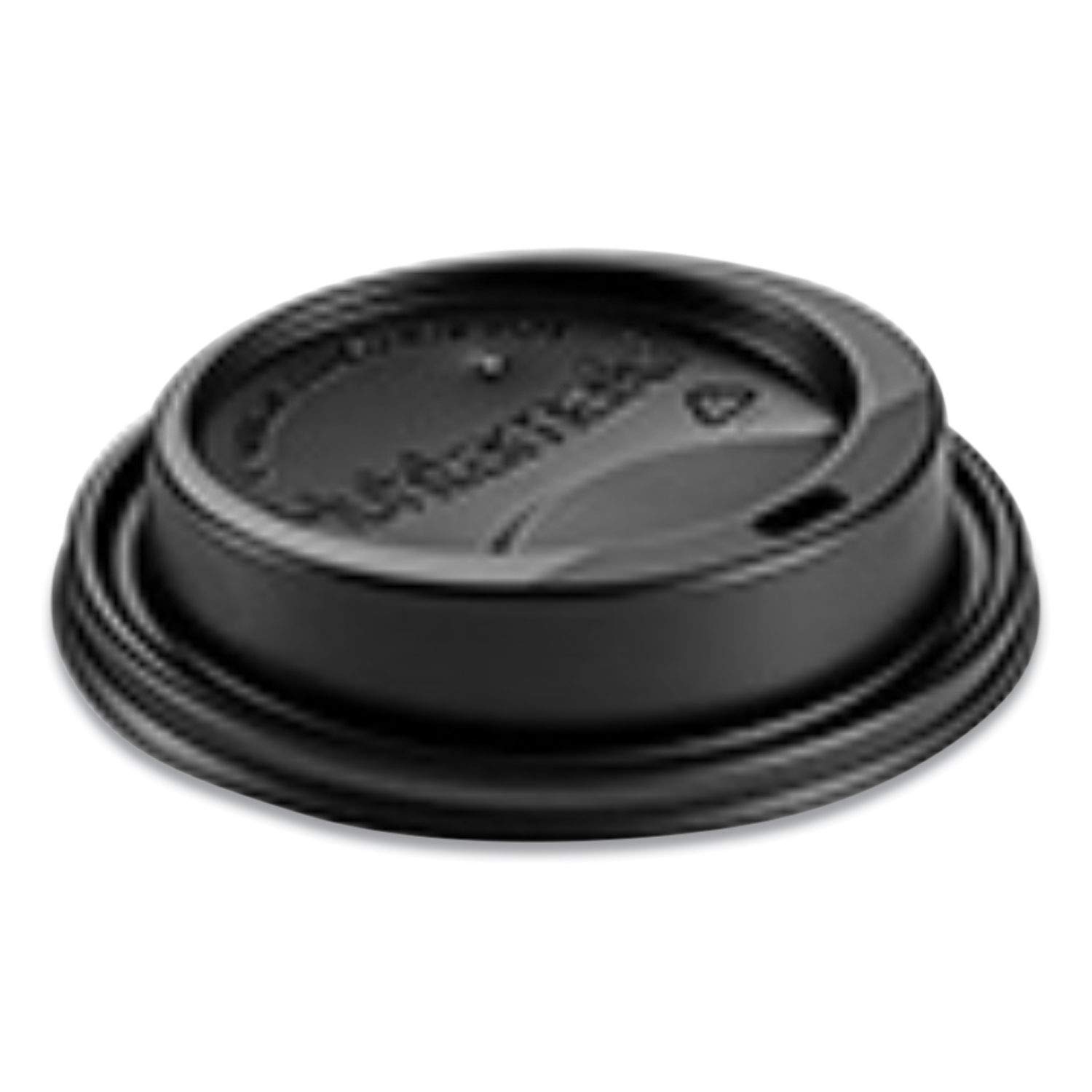 89451 Black Dome Sipper Hot Cup Lids - Fits 10-24 oz Hot Cups (1000/Carton) - Perfect for Coffee Shops, Takeout Restaurants & Office Break Rooms