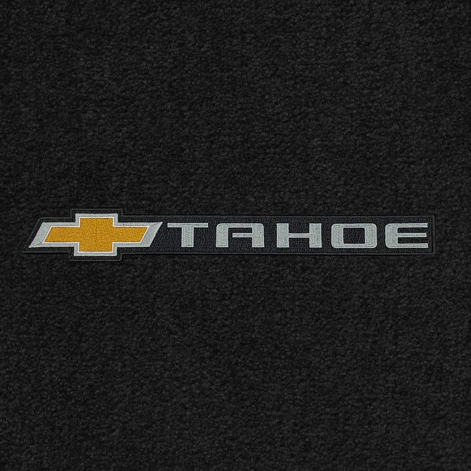 Premium Custom-Fit Carpeted Floor Mats for Chevy Tahoe 2021-2023 | Luxury Car Floor Liners with Tahoe Logo (Charcoal, 2-Piece Front Set) - Perfect for All-Weather Protection & Enhanced Interior Style