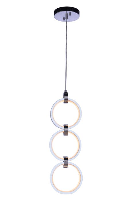 Craftmade Context 3-Light LED Pendant Lighting Fixture - Modern Hanging Light for Kitchen Island, Dining Room & Bedroom