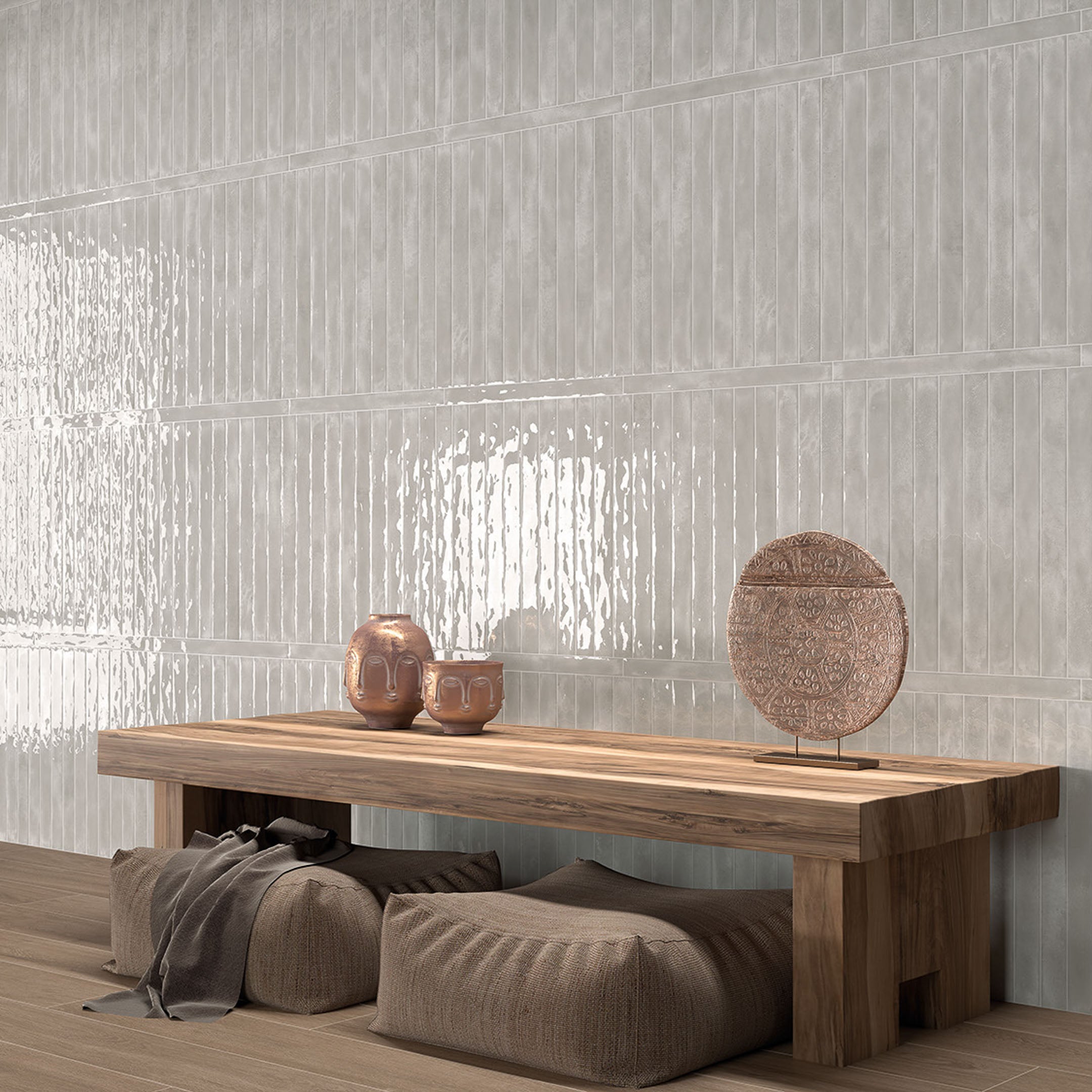 Makalu Zellige Porcelain Wall Tile - Spanish Chroma Handmade Glossy Finish for Kitchen Backsplash, Bathroom & Living Room Decor
