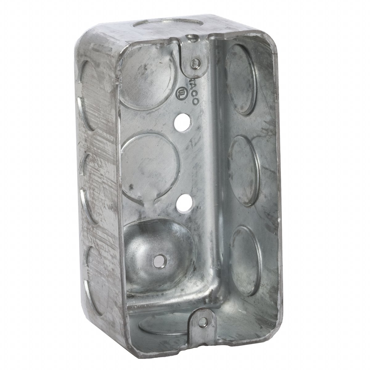 Raco 660 Handy Box - 13.0 Cu In Metal Electrical Junction Box for Home & Commercial Wiring - Perfect for DIY Projects, Electrical Repairs, and Secure Wire Connections