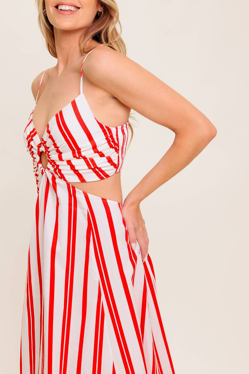 BOARDWALK DREAM MAXI DRESS in Red | Flowy Summer Beach Dress for Women | Perfect for Vacations, Weddings & Date Nights