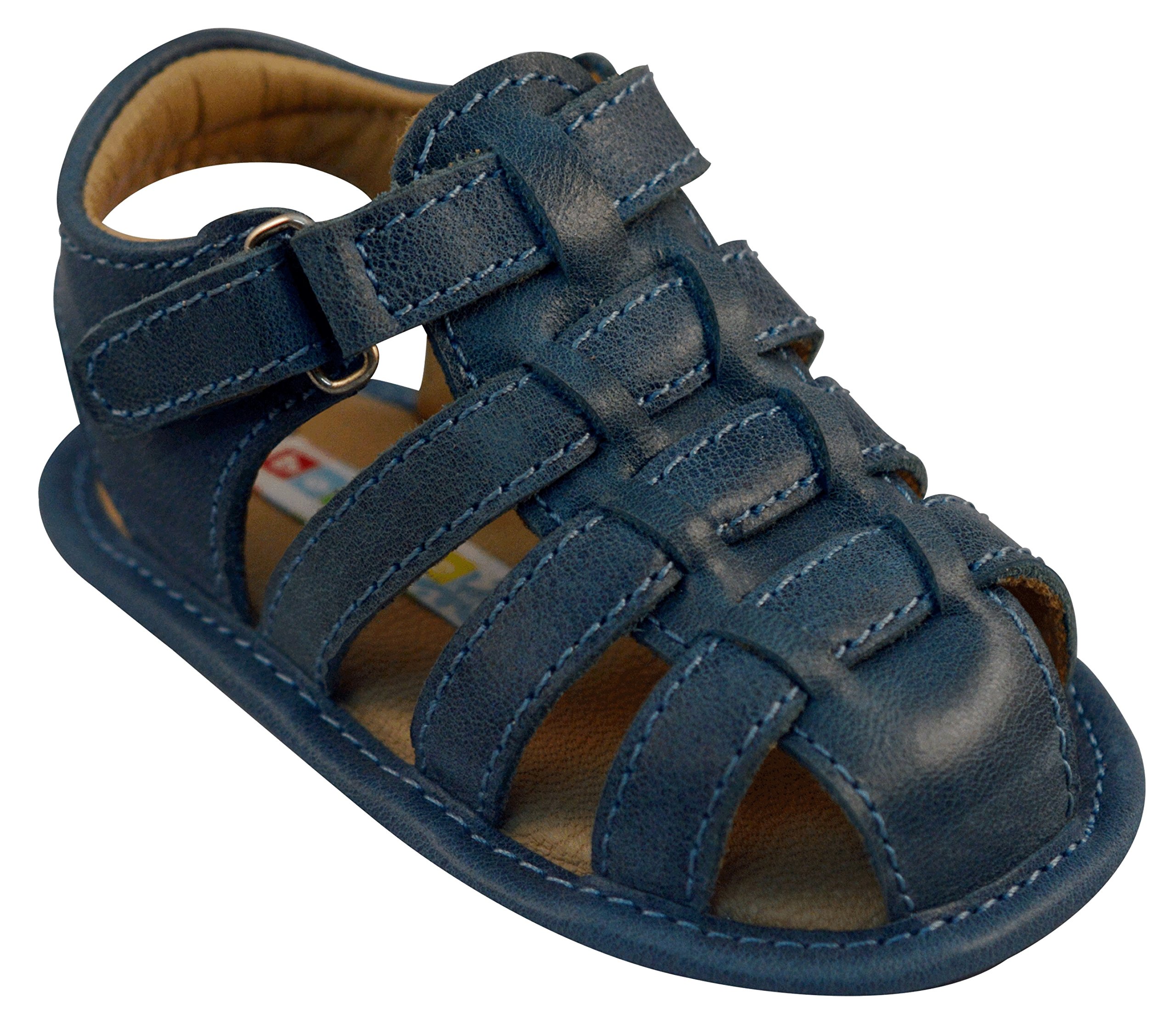 Thomas Leather Sandals for Baby Boys - Comfortable & Durable Iron Sandals for Toddlers - Perfect for Outdoor Play, Beach & Summer Walks