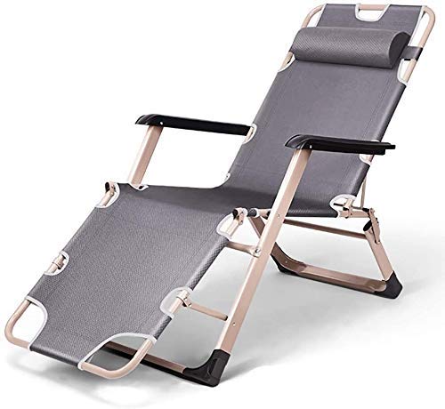 Zero Gravity Folding Lounge Chair - Adjustable Reclining Sun Lounger for Outdoor, Beach, Garden, Camping & Indoor Relaxation | Perfect for Sunbathing, Fishing & Lunch Breaks