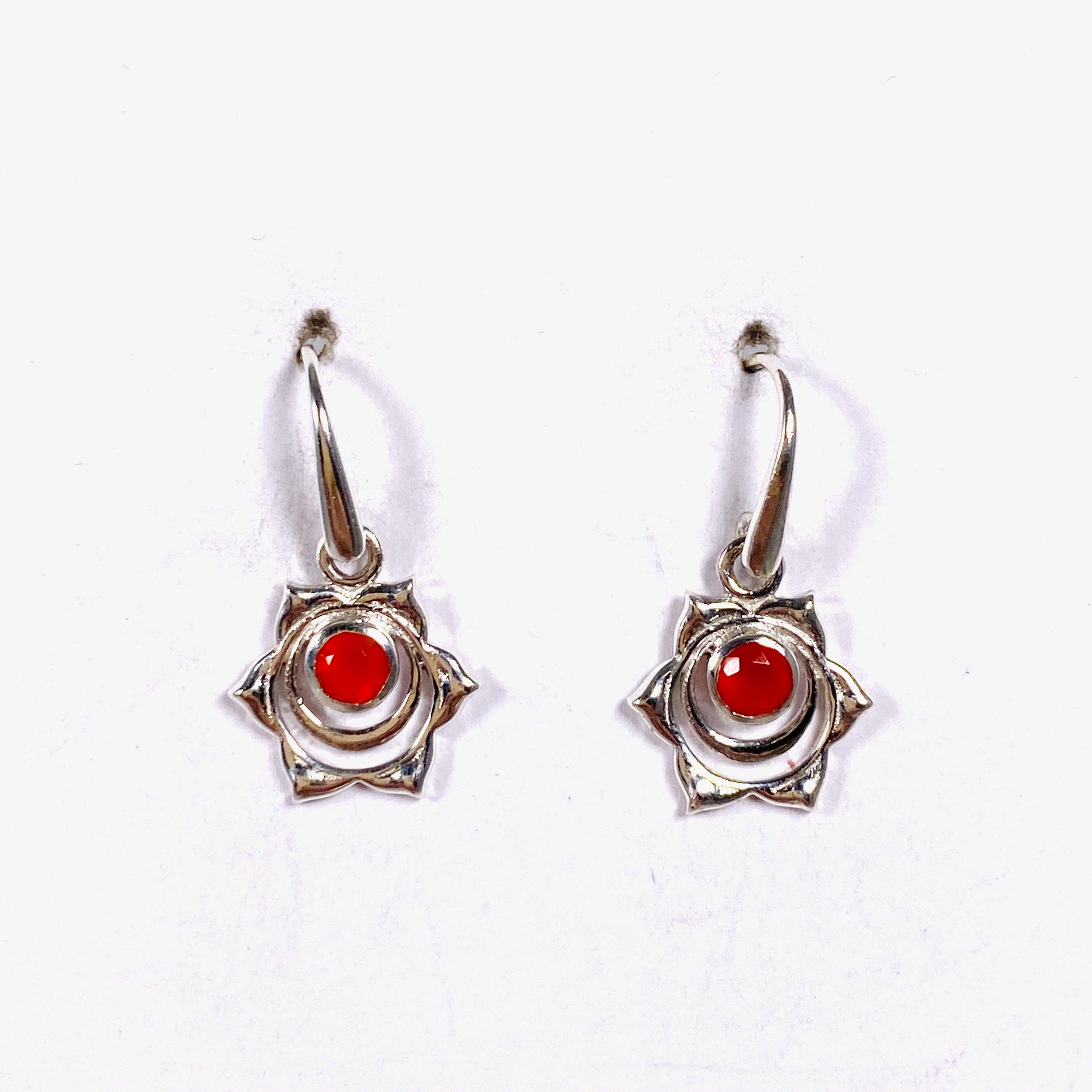 Chakra Earrings with Faceted Gemstones – Spiritual Healing Jewelry for Meditation & Yoga | Boho Chic Accessories