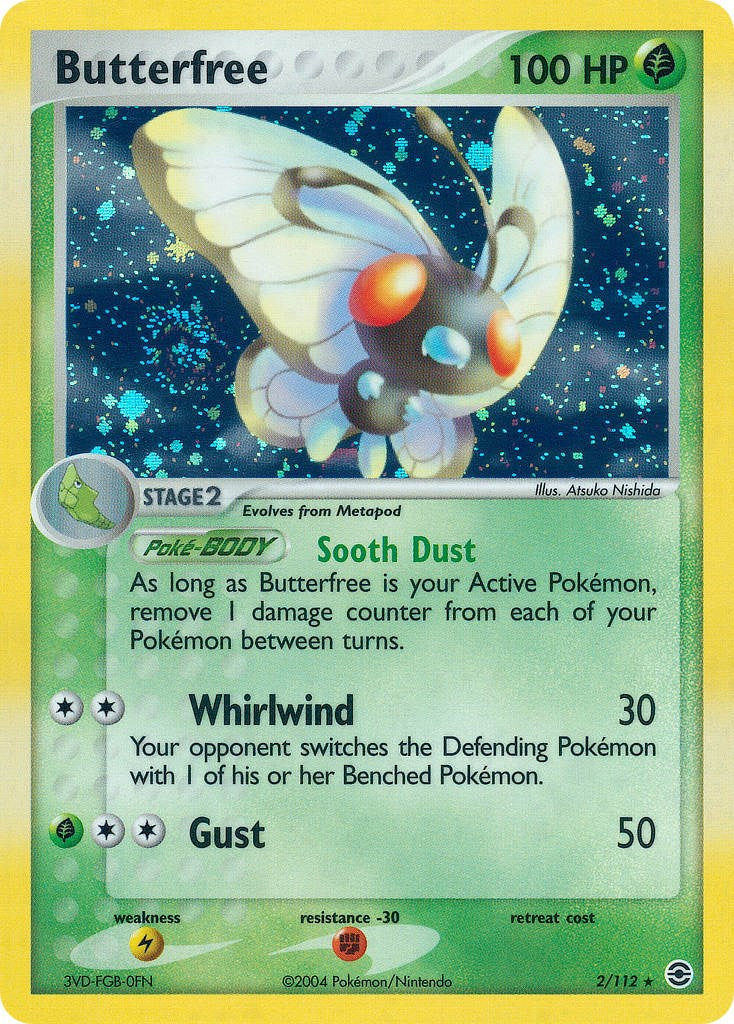 Butterfree Pokemon Card [RG 2/112] - Rare Collectible Trading Card for Fans & Players | Perfect for Battles, Collections & Gifts