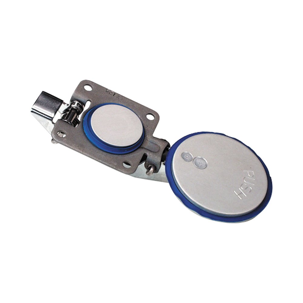 Flat Hook Escape Hatch Latch - Heavy Duty Stainless Steel Locking Mechanism for Marine, RV & Emergency Exits | Secure & Durable Safety Latch for Boats, Trailers & Industrial Applications