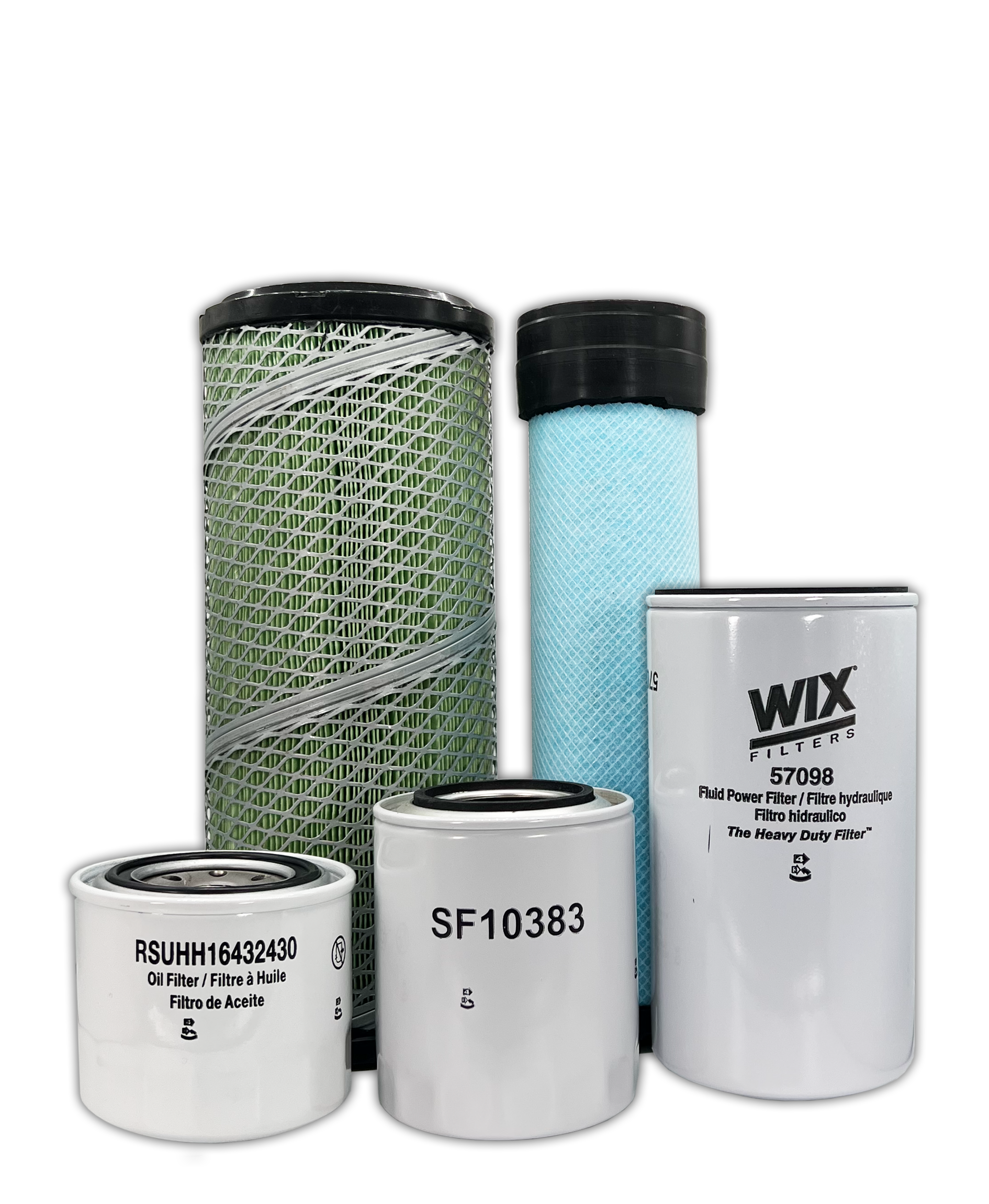 HERO® Tractor Air Filter & Oil Filter Maintenance Kit for Kubota MX5400F - Compatible with Agricultural Equipment, Farming & Landscaping Use