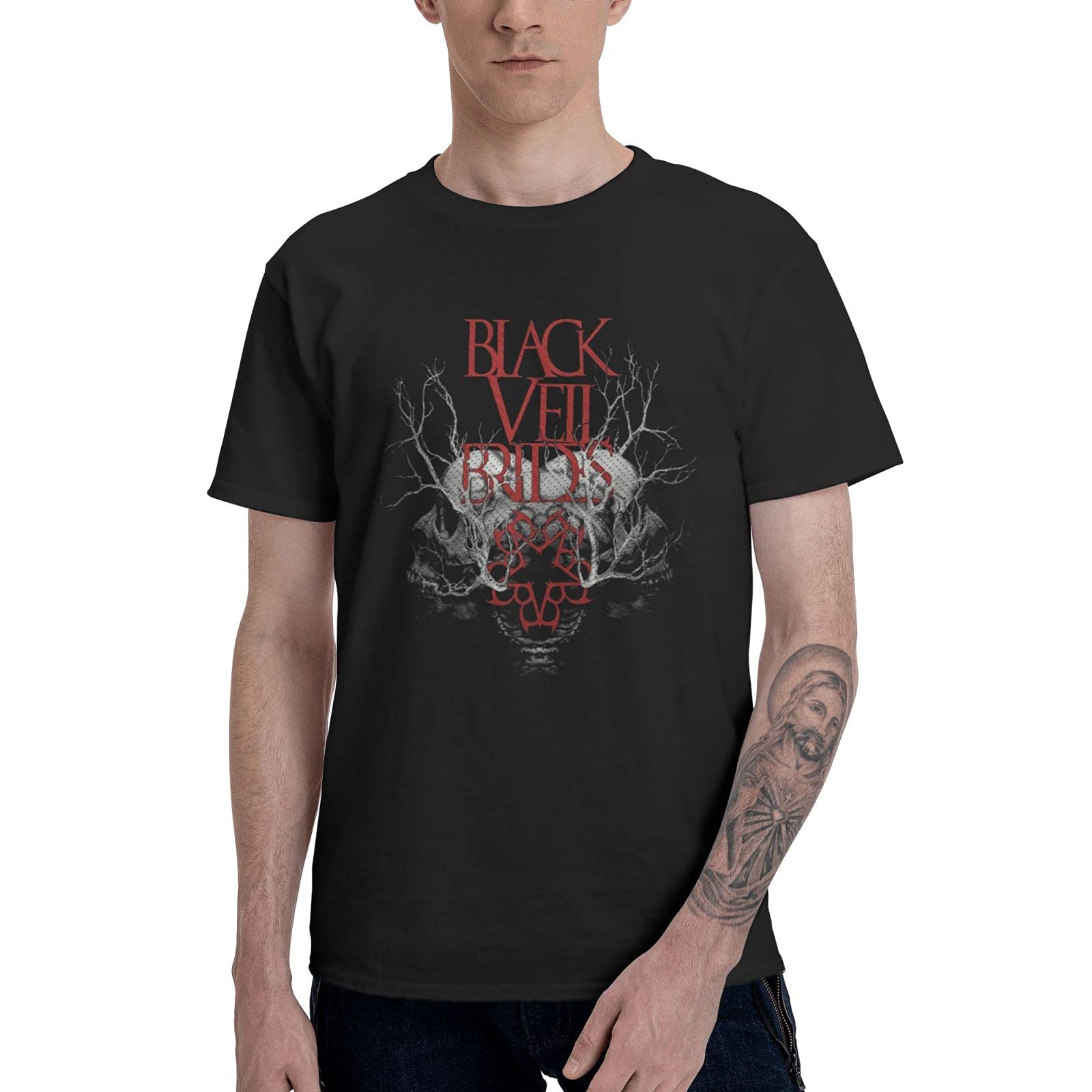 Men's Round Neck Short Sleeve T-Shirt - Custom Printed Cotton Tee for Casual Wear & Everyday Outfits | Gym, Work, Weekend Style