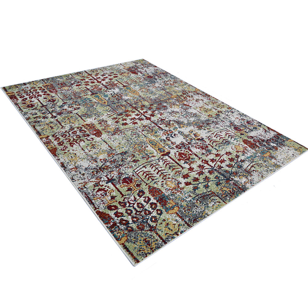 Artful Machine Woven Rug - Soft Modern Area Rug for Living Room, Bedroom, Dining Room - Non-Slip Durable Home Decor Carpet