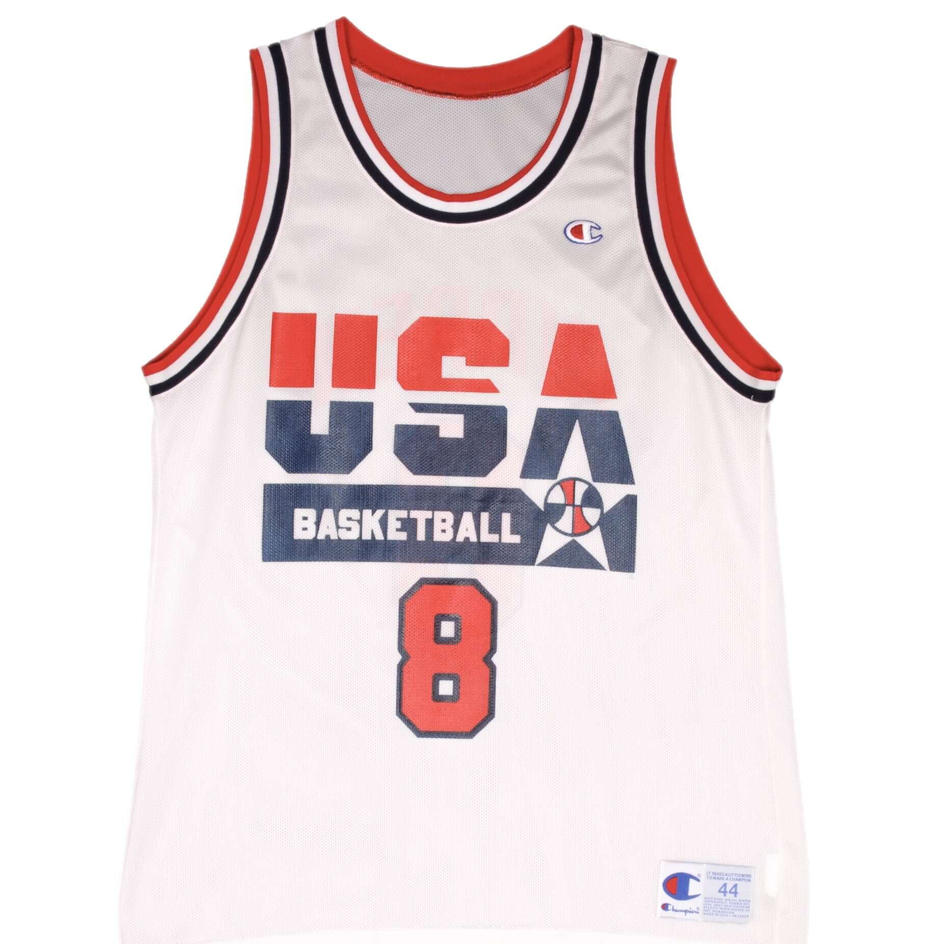 Vintage Champion USA Basketball Scottie Pippen Olympics 1990s Jersey Size 44 - Authentic Retro NBA Basketball Shirt - Perfect for Sports Fans, Collectors, and Vintage Fashion Enthusiasts