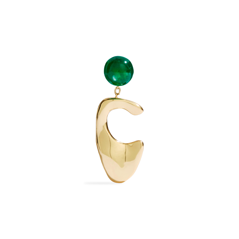 Frankie Green Abstract Earrings - Boho Chic Dangle Earrings for Women, Handmade Resin Jewelry | Perfect for Parties, Weddings & Everyday Wear