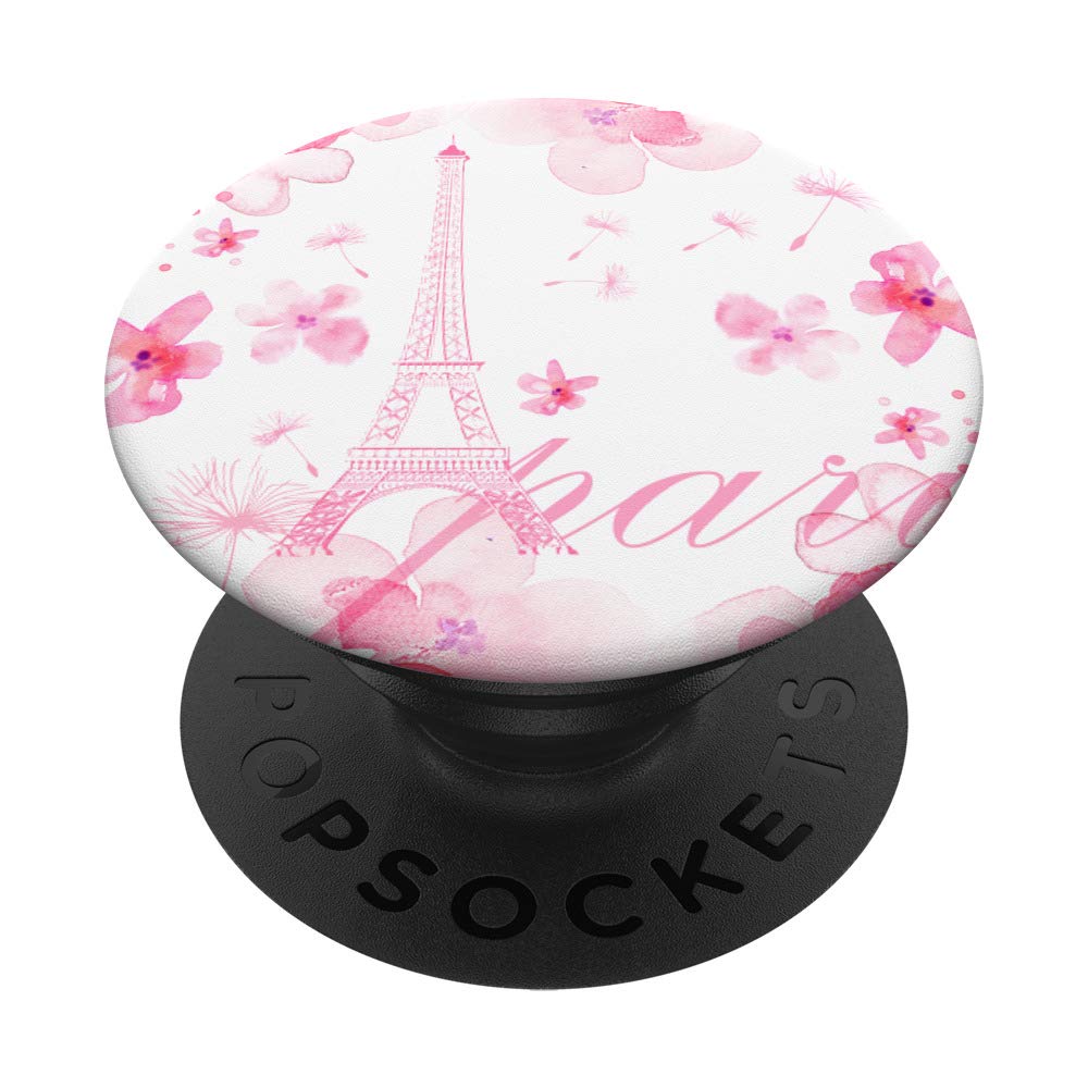 Paris in Pink Spring Flowers - Floral Wall Art Decor for Home, Office & Gifts | Perfect for Living Room, Bedroom & Wedding Decorations