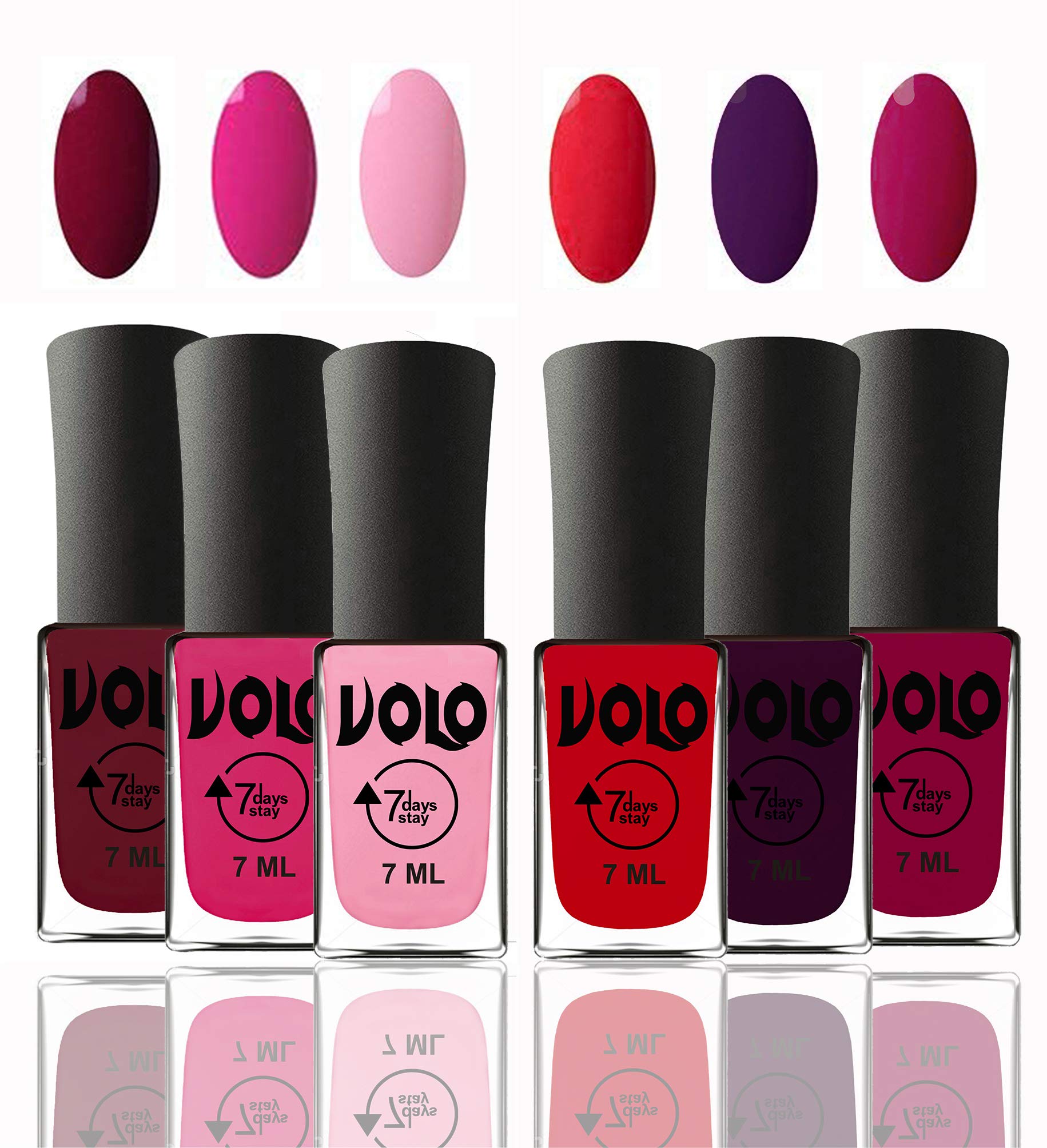 Volo 12-Piece Nail Polish Set - Long Lasting, Non-Toxic Gel Nail Polish with Modern Colors for Women - Perfect for Manicures, Pedicures & Nail Art Designs