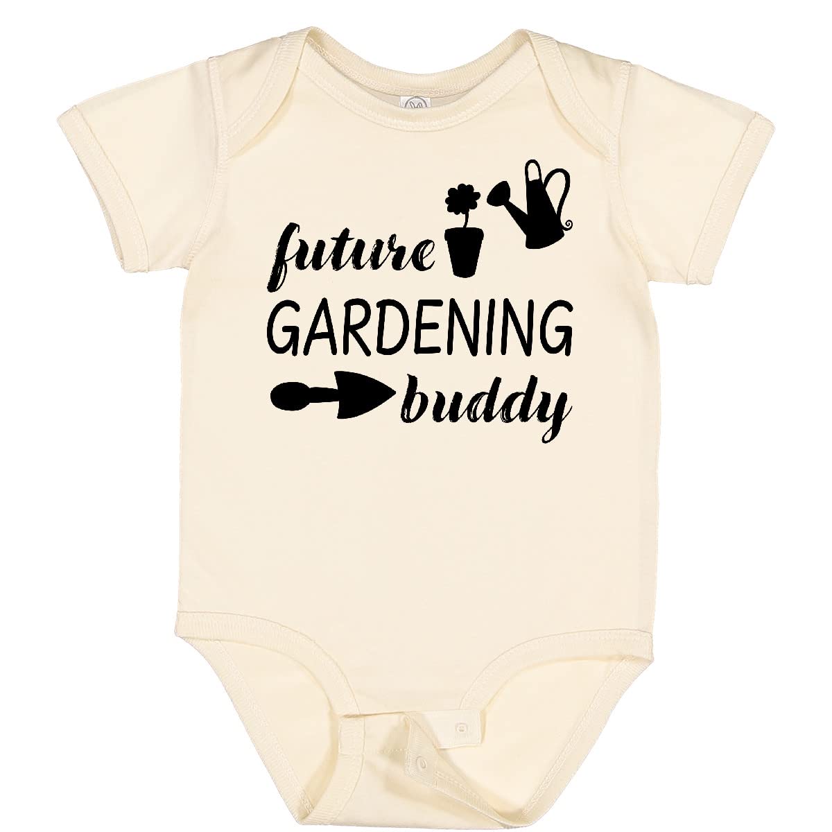 Inktastic Future Gardening Buddy Baby Bodysuit - Cute Organic Cotton Onesie for Toddlers & Infants - Perfect for Outdoor Activities, Family Gardening & Photo Shoots