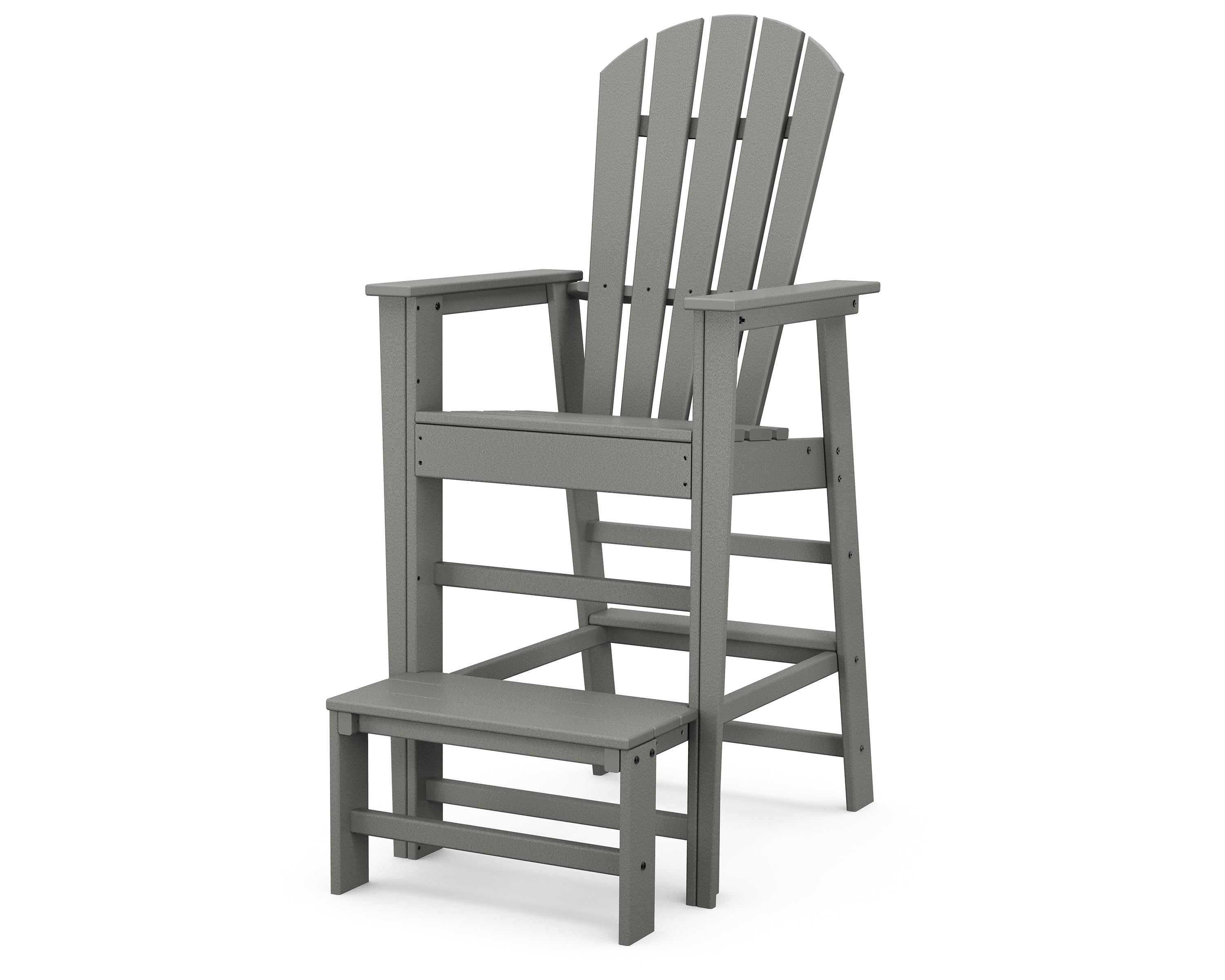 POLYWOOD South Beach Lifeguard Chair - Durable Outdoor Adirondack Style Chair for Poolside, Beach, and Backyard Decor - Perfect for Coastal Themed Patio Furniture and Lifeguard Stand Decoration