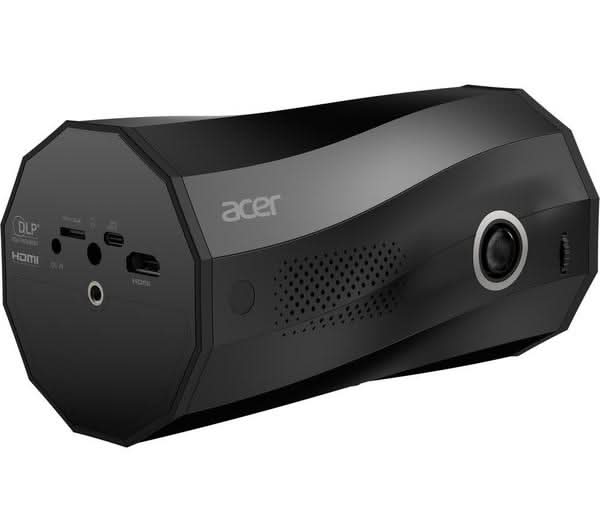 Acer C250i LED Portable Projector - Full HD 1080p, 3000 Lumens, Wireless Connectivity for Home Theater & Outdoor Movies | Compact Black Design for Business Presentations & Gaming