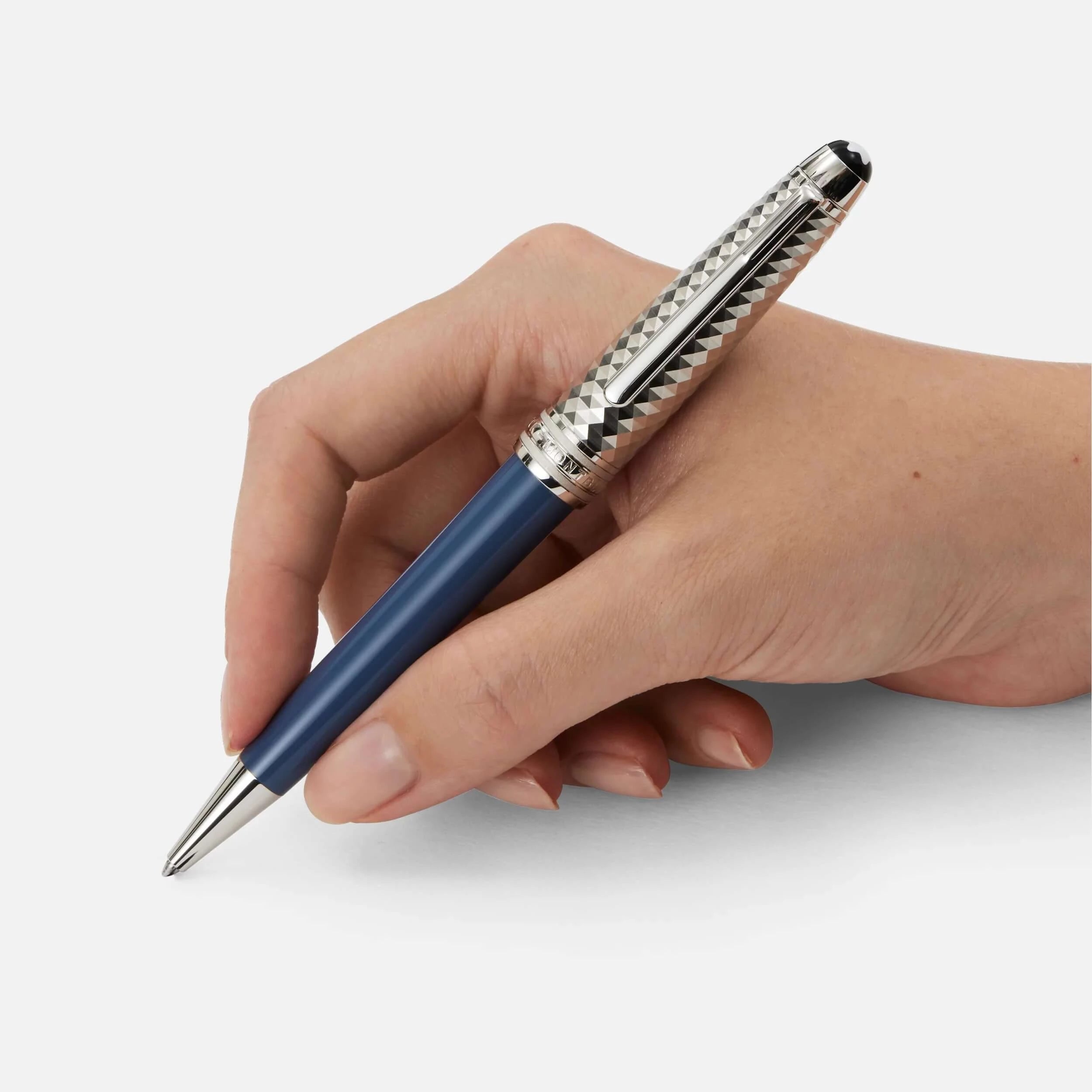 Montblanc Meisterstück Doue Glacier Classique Ballpoint Pen - Premium Luxury Writing Instrument for Business & Gifts - Elegant Office & Executive Use