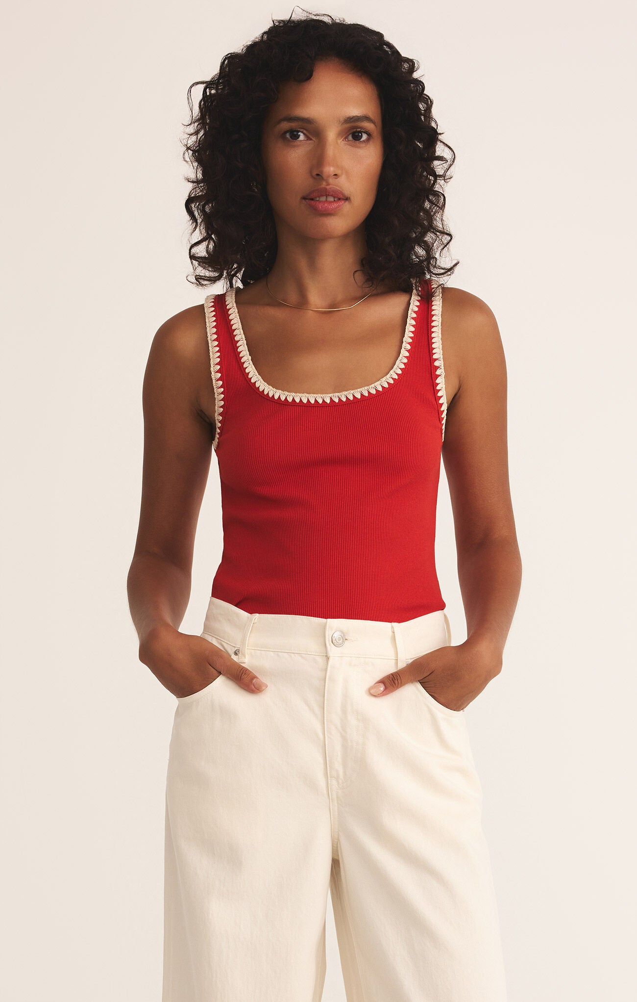 Jaidynn Ribbed Tank Top for Women - Soft Stretch Comfort Fit Casual & Layering - Perfect for Yoga, Workouts, and Everyday Wear