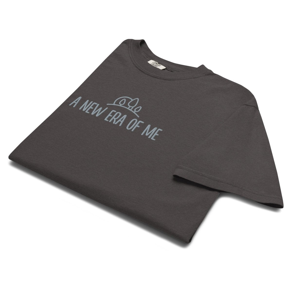 Embroidered Garment-Dyed Heavyweight T-Shirt for Men & Women | Premium Cotton Vintage Style Tee | Perfect for Casual Wear, Street Fashion & Everyday Outfits