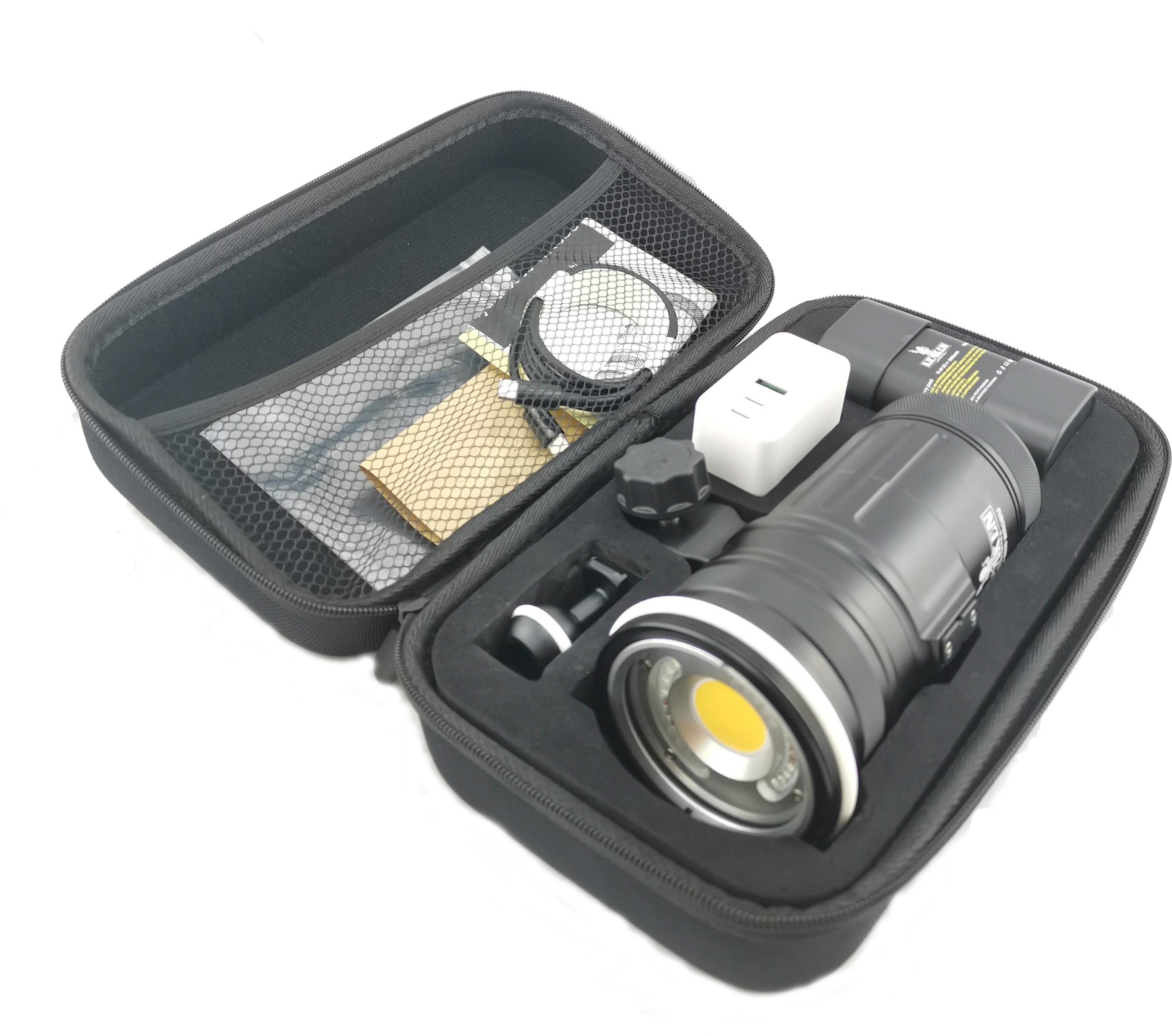 Kraken Sports Hydra 8000 WRGBU Waterproof LED Video Light - Professional Underwater Photography & Filming for Scuba Diving, Marine Exploration, and Content Creation