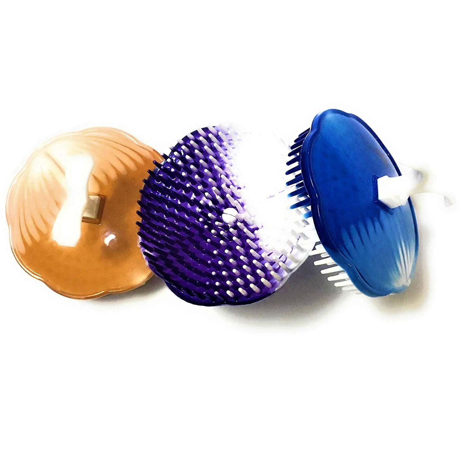 SSKR Scalp Massage Brush for Hair Washing - 6 Pack Shampoo Brush for Men & Women - Gentle Exfoliating & Stimulating Hair Growth - Perfect for Shower, Salon & Home Hair Care