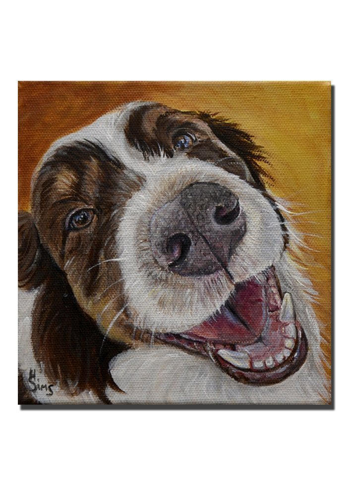 Australian Shepherd Dog Portrait Art Print - High Quality Giclee Wall Decor for Pet Lovers | Perfect for Living Room, Bedroom & Office Decor