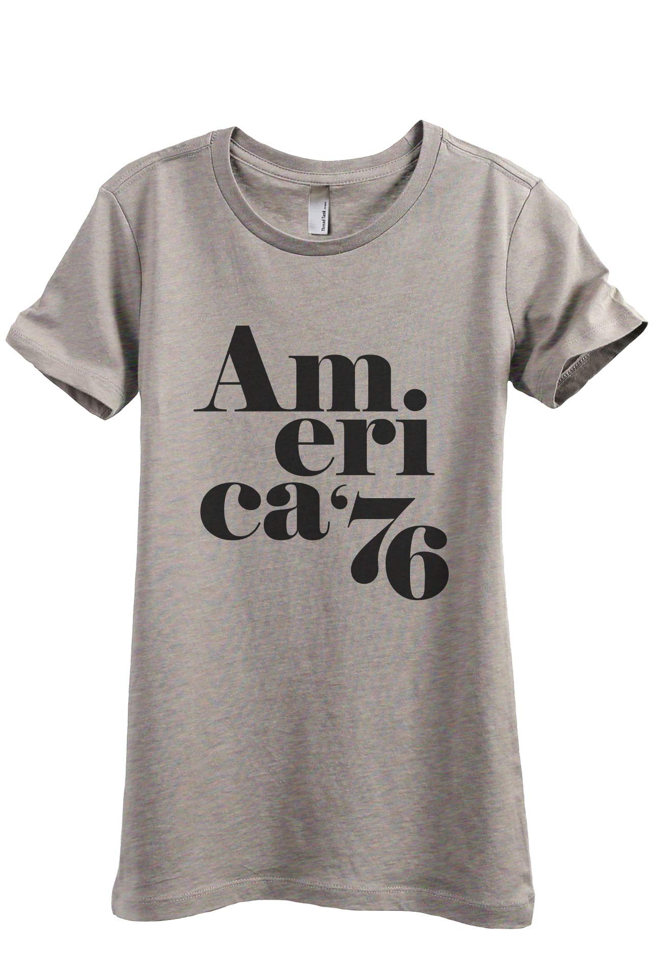 Thread Tank America Women's Fashion Relaxed T-Shirt Tee - Soft Cotton Casual Top for Everyday Wear | Perfect for Outings, Lounging & Weekend Style